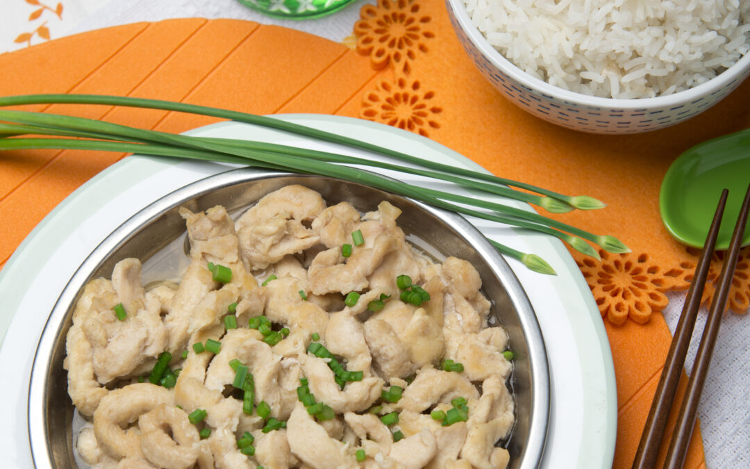 Steamed ginger spice chicken